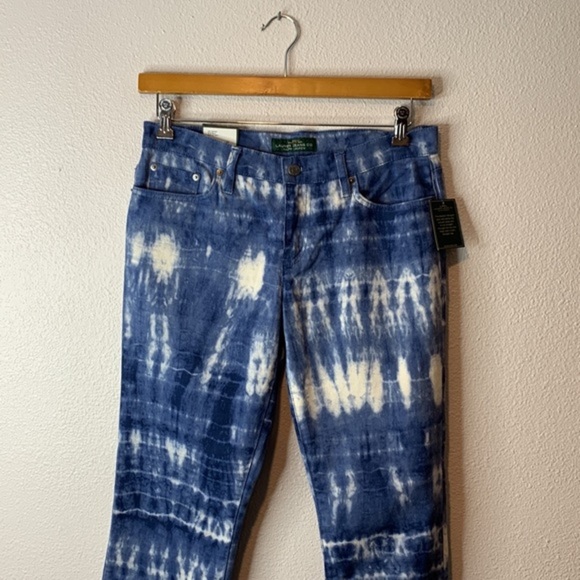 RALPH LAUREN | NWT Bleach Dye Modern Ankle Straight sz 8 - Picture 2 of 7